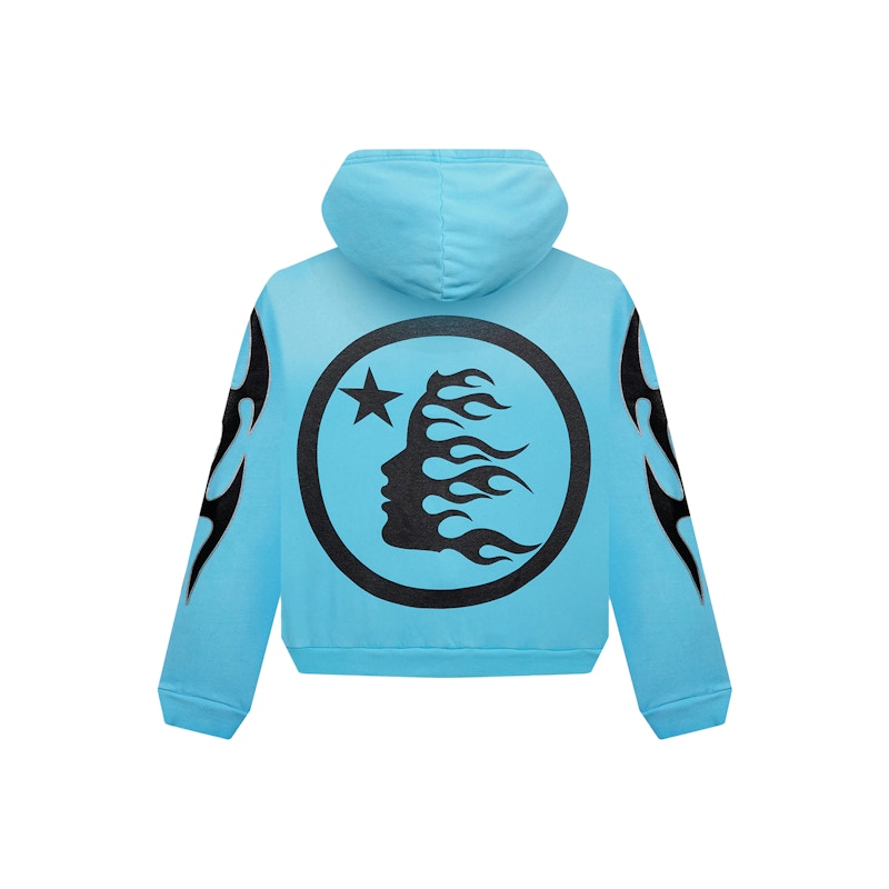 Hellstar Studios Zip Hoodie Blue