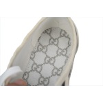 Gucci canvas shoes shell gray