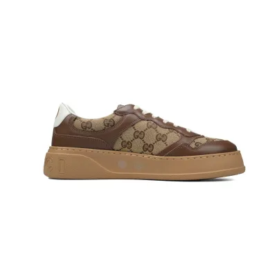 Gucci GG Embossed low-top Brown 02