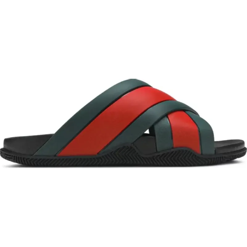 Gucci Rubber Slide 'Green Red'