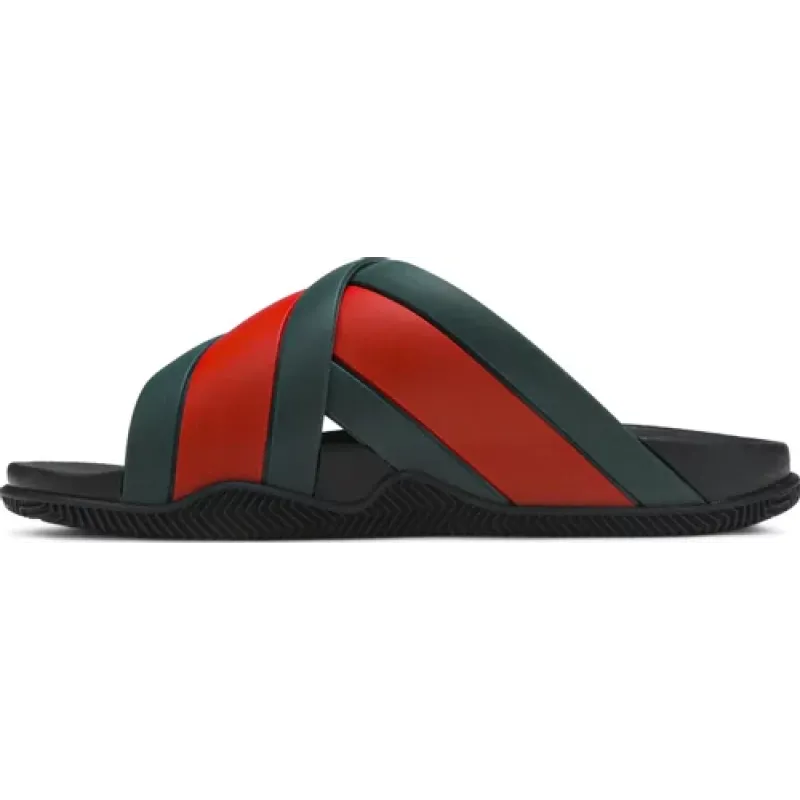 Gucci Rubber Slide 'Green Red'