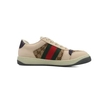 Gucci Screener Beige Ebony GG Canvas 02