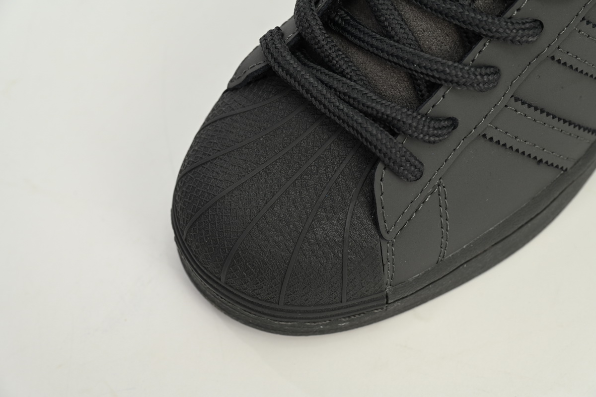 Adidas Superstar Shoes White Black Carbon Black GZ4830