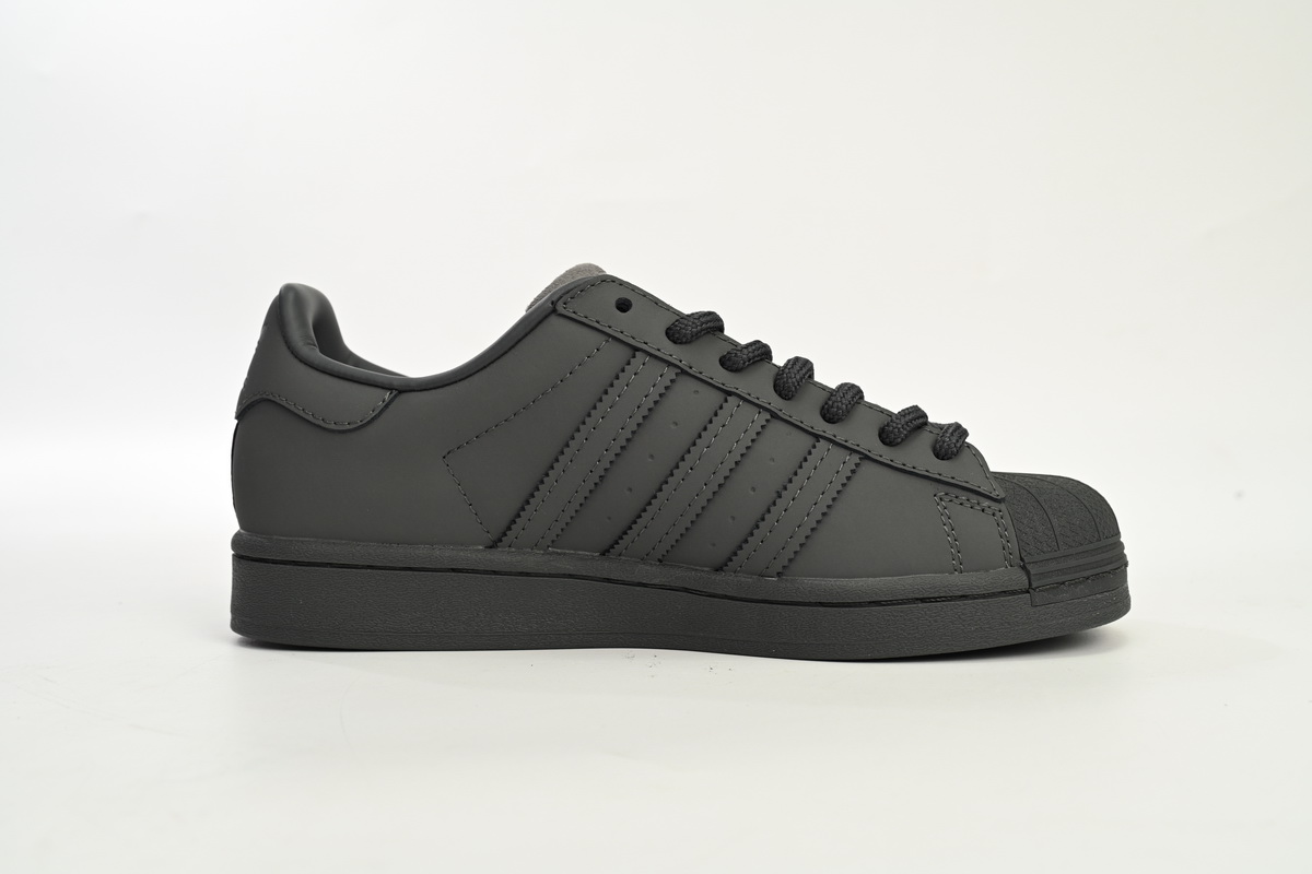 Adidas Superstar Shoes White Black Carbon Black GZ4830