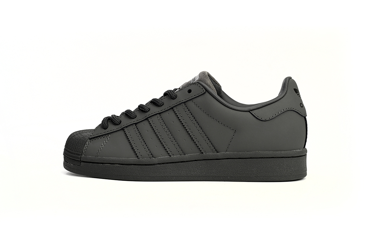 Adidas Superstar Shoes White Black Carbon Black GZ4830