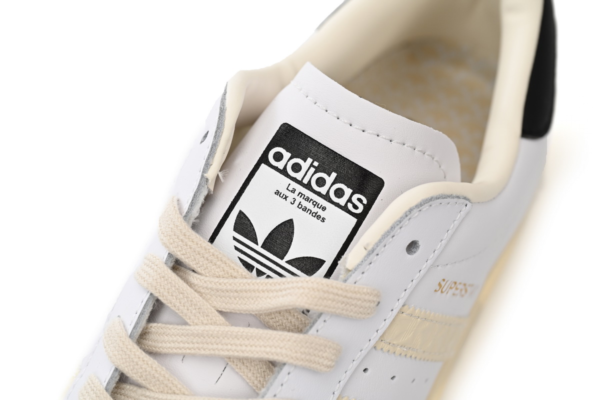 Adidas Superstar Shoes White Black Rice ID4675