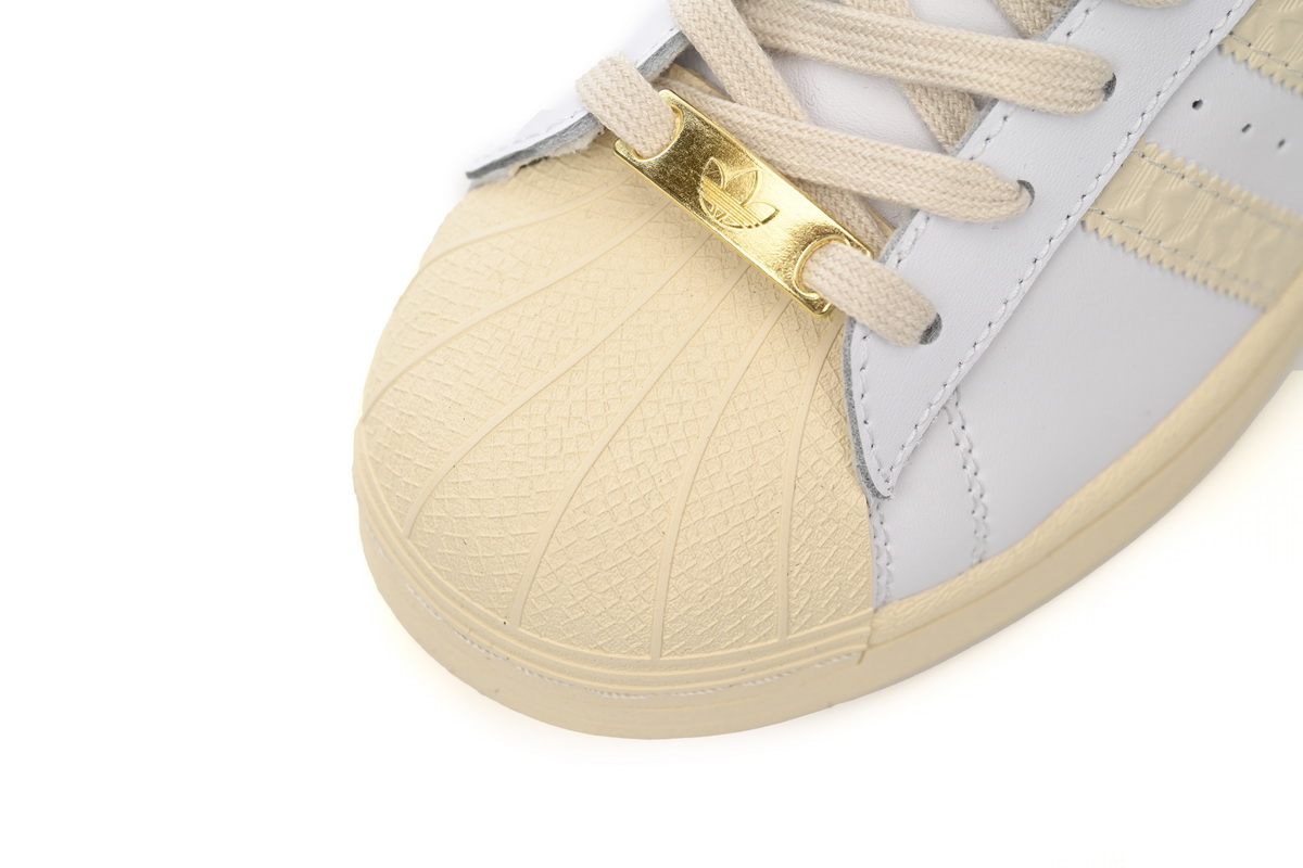 Adidas Superstar Shoes White Black Rice ID4675
