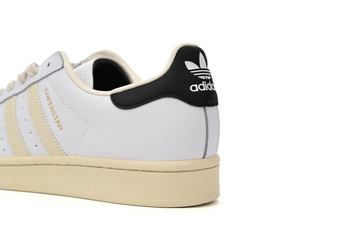 Adidas Superstar Shoes White Black Rice ID4675