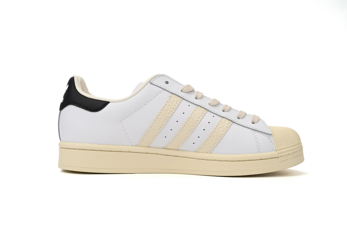 Adidas Superstar Shoes White Black Rice ID4675