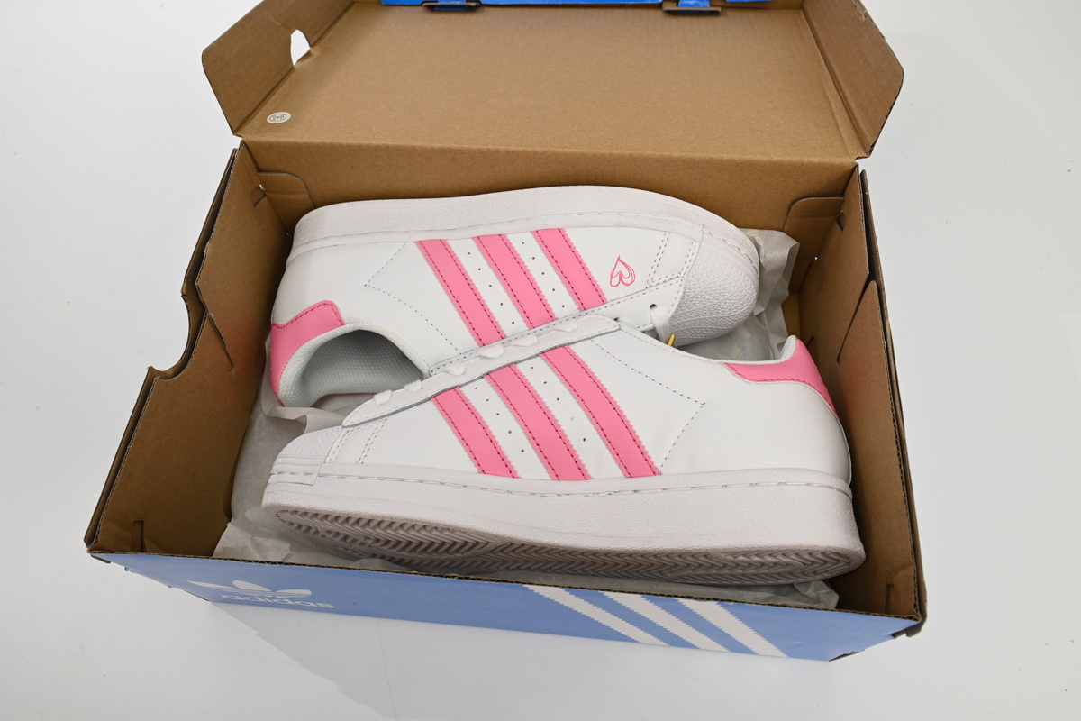 Adidas Superstar Shoes White New White Powder FU7444