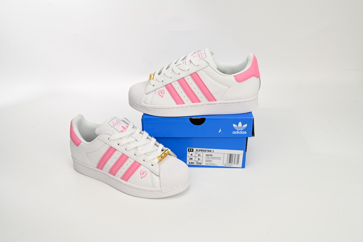 Adidas Superstar Shoes White New White Powder FU7444