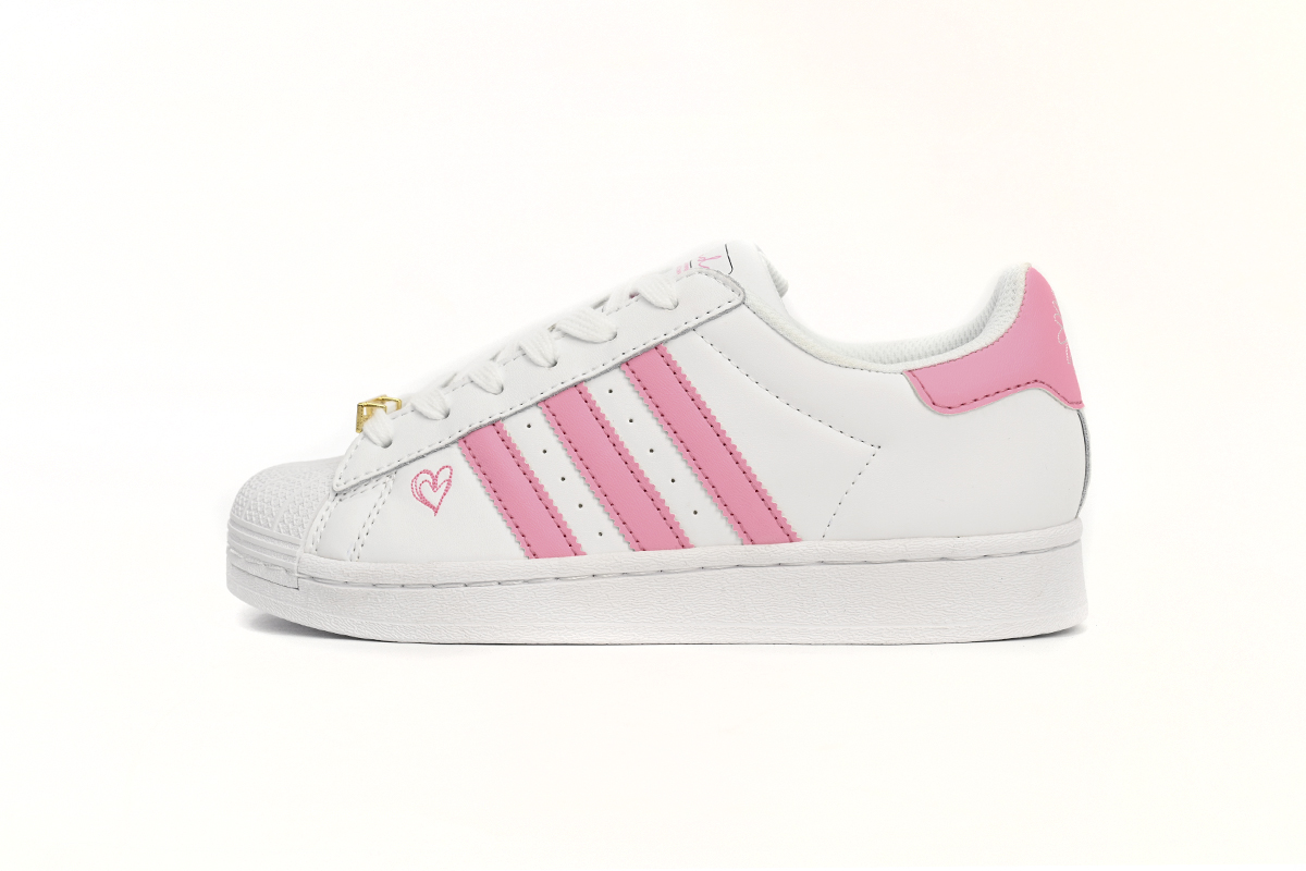 Adidas Superstar Shoes White New White Powder FU7444