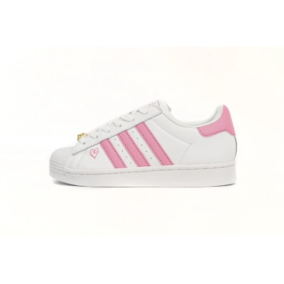 Adidas Superstar Shoes White New White Powder FU7444  01