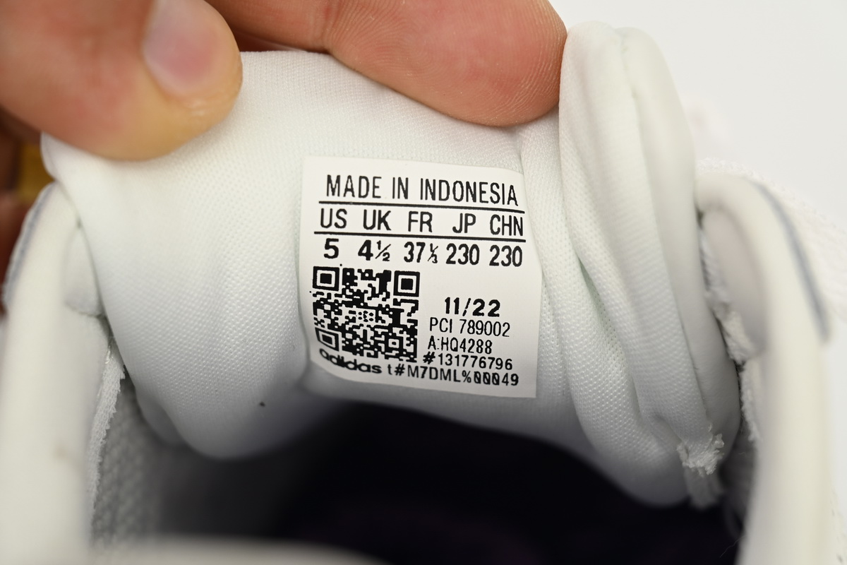 adidas Superstar Shoes White New White Purple HQ4288