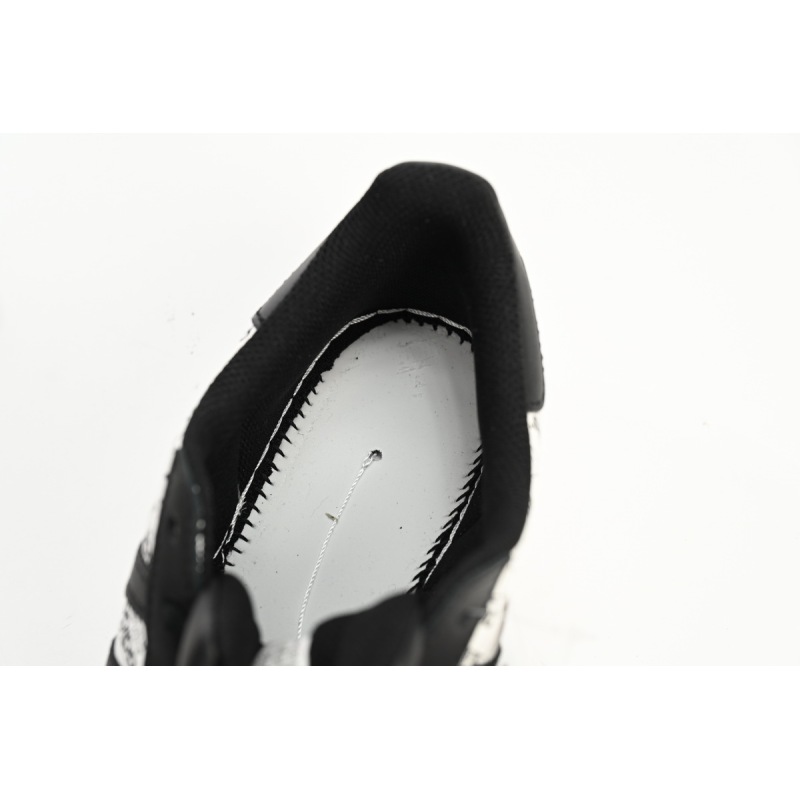 Adidas Superstar Shoes White Black White Black Red FV2819 