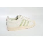 adidas Superstar Shoes White Black Gold Beige Green HQ6668 