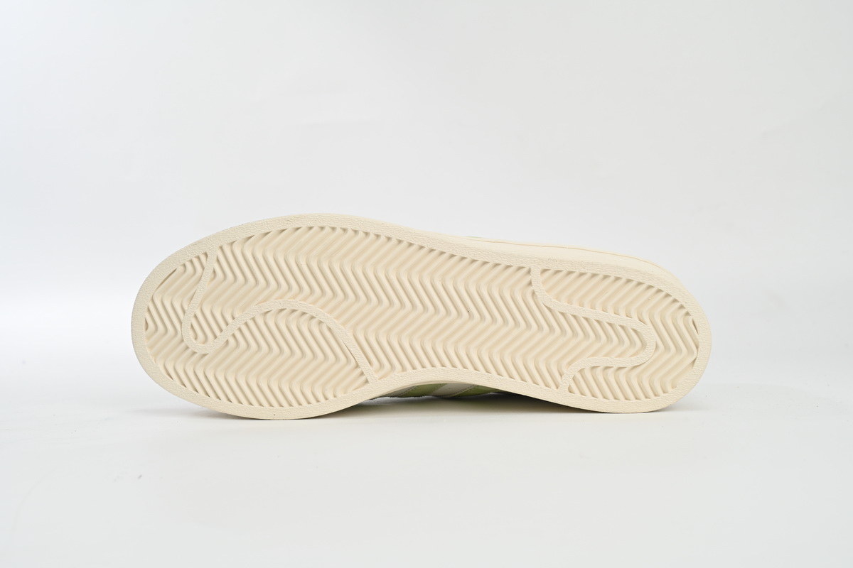 adidas Superstar Shoes White Black Gold Beige Green HQ6668