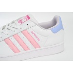 adidas Superstar Shoes White Black Gold Whiting HQ1906 