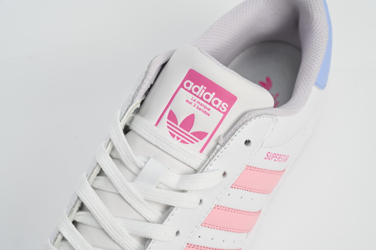 adidas Superstar Shoes White Black Gold Whiting HQ1906