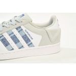  Adidas Superstar Shoes White New Cherry Denim Blue IG3005
