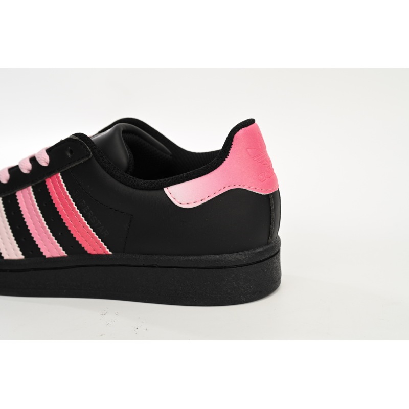 Adidas Superstar Shoes White New Cherry Blossom Gradient Black Pink EG4957 