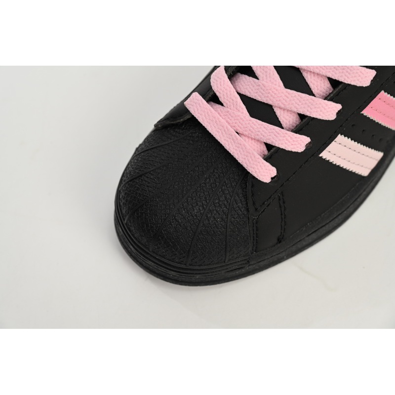 Adidas Superstar Shoes White New Cherry Blossom Gradient Black Pink EG4957 