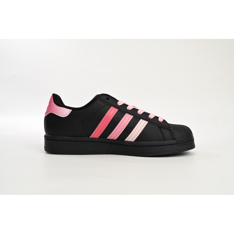 Adidas Superstar Shoes White New Cherry Blossom Gradient Black Pink EG4957 