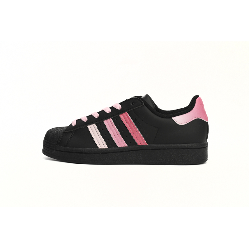 Adidas Superstar Shoes White New Cherry Blossom Gradient Black Pink EG4957 