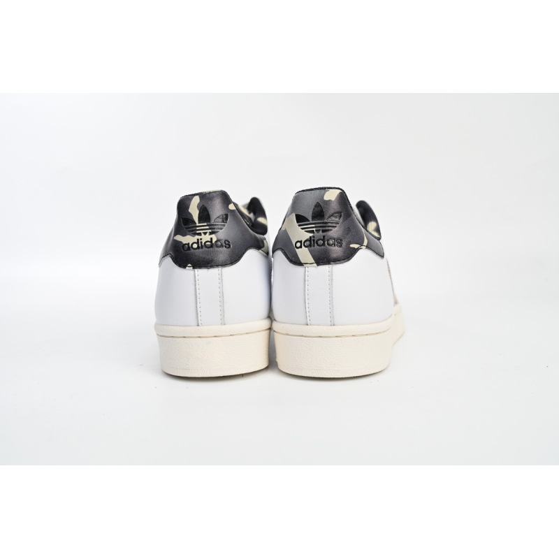  adidas Superstar Shoes White Black Gold White GY2565