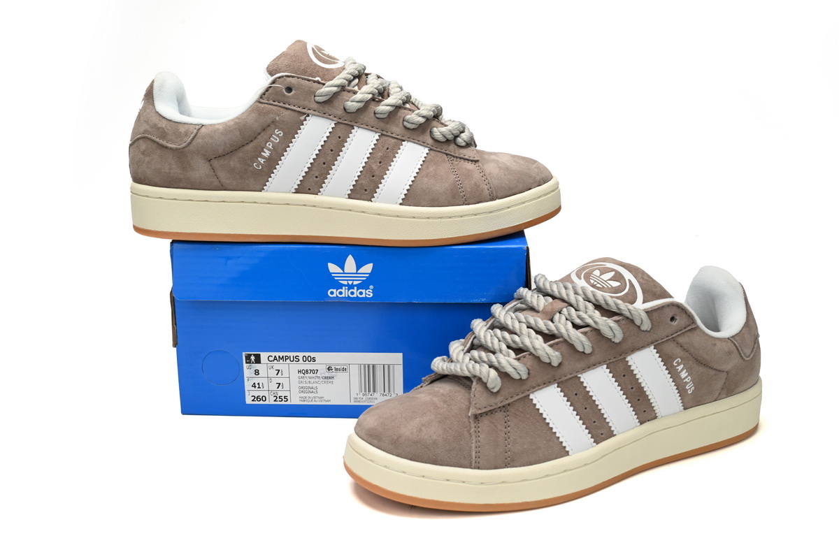 Adidas Superstar Shoes White Black Light Blue White Brown HQ8707