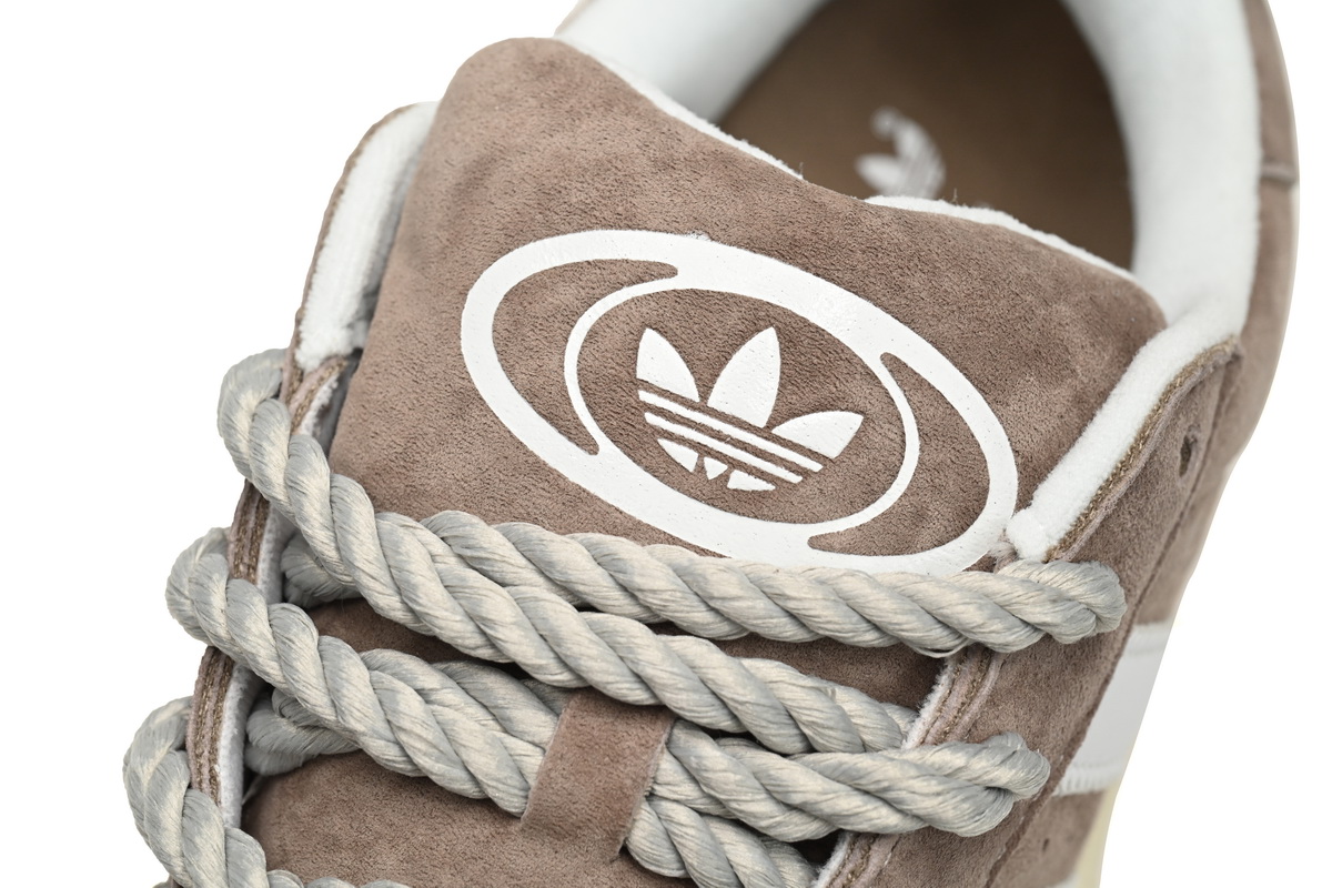 Adidas Superstar Shoes White Black Light Blue White Brown HQ8707