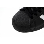 adidas Superstar Shoes White Black Gold Black Gold Label EG4959 