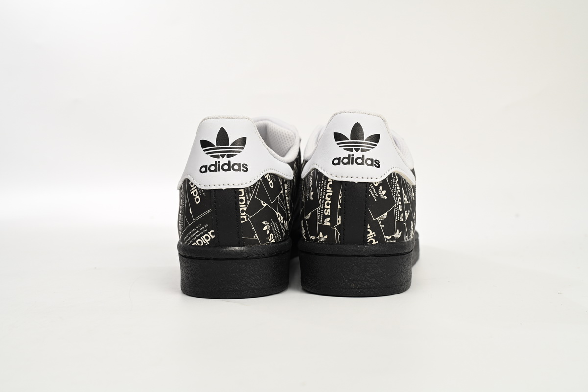 Adidas Superstar Shoes White Black Black Bright White FV2820