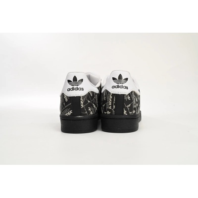Adidas Superstar Shoes White Black Black Bright White FV2820  02