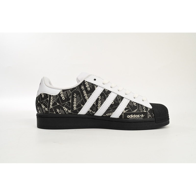 Adidas Superstar Shoes White Black Black Bright White FV2820 