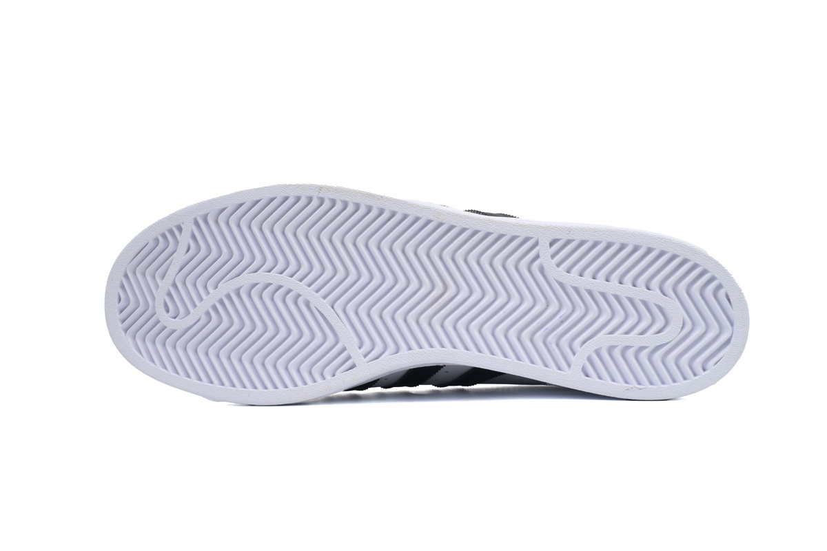 adidas Superstar Shoes White Black Gold EG4958