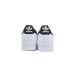 adidas Superstar Shoes White Black Gold EG4958 