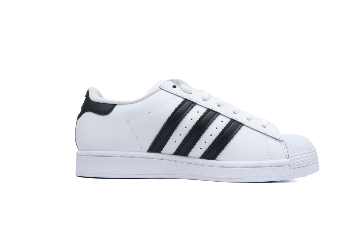 adidas Superstar Shoes White Black Gold EG4958