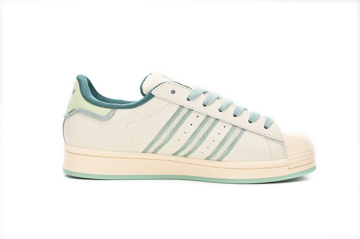 adidas Superstar Shoes White New Cherry White Green TE5532