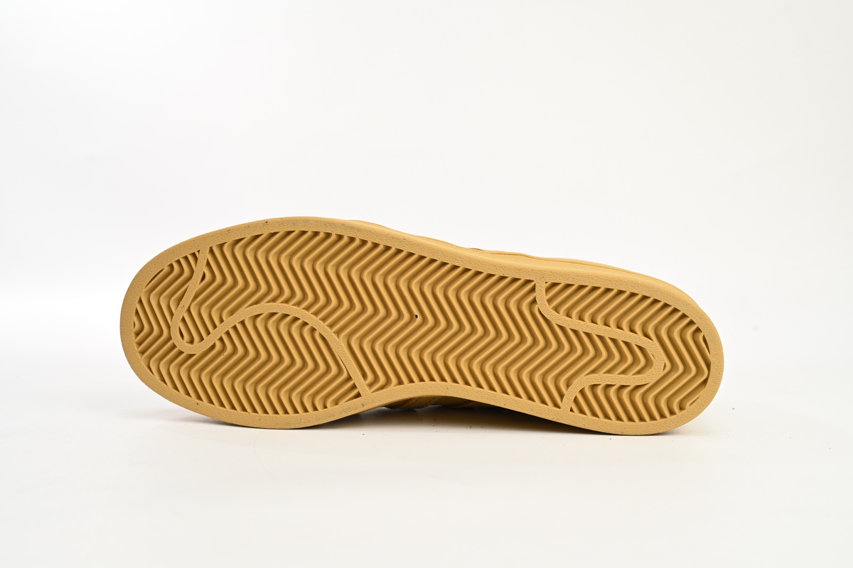 adidas Superstar Shoes White Black Wheat Yellow GZ4831