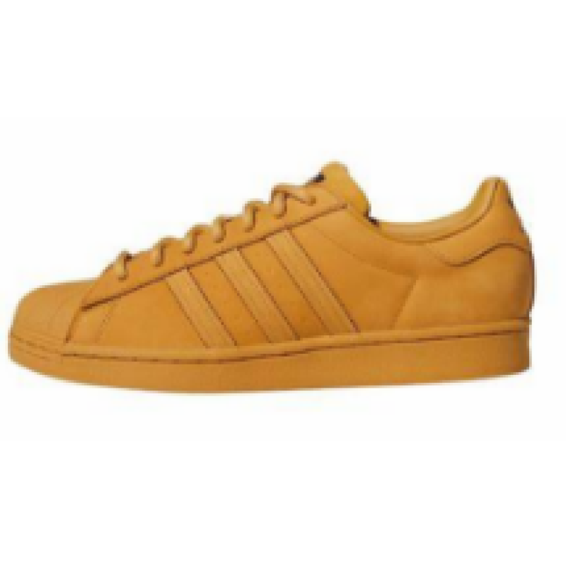 adidas Superstar Shoes White Black Wheat Yellow GZ4831 