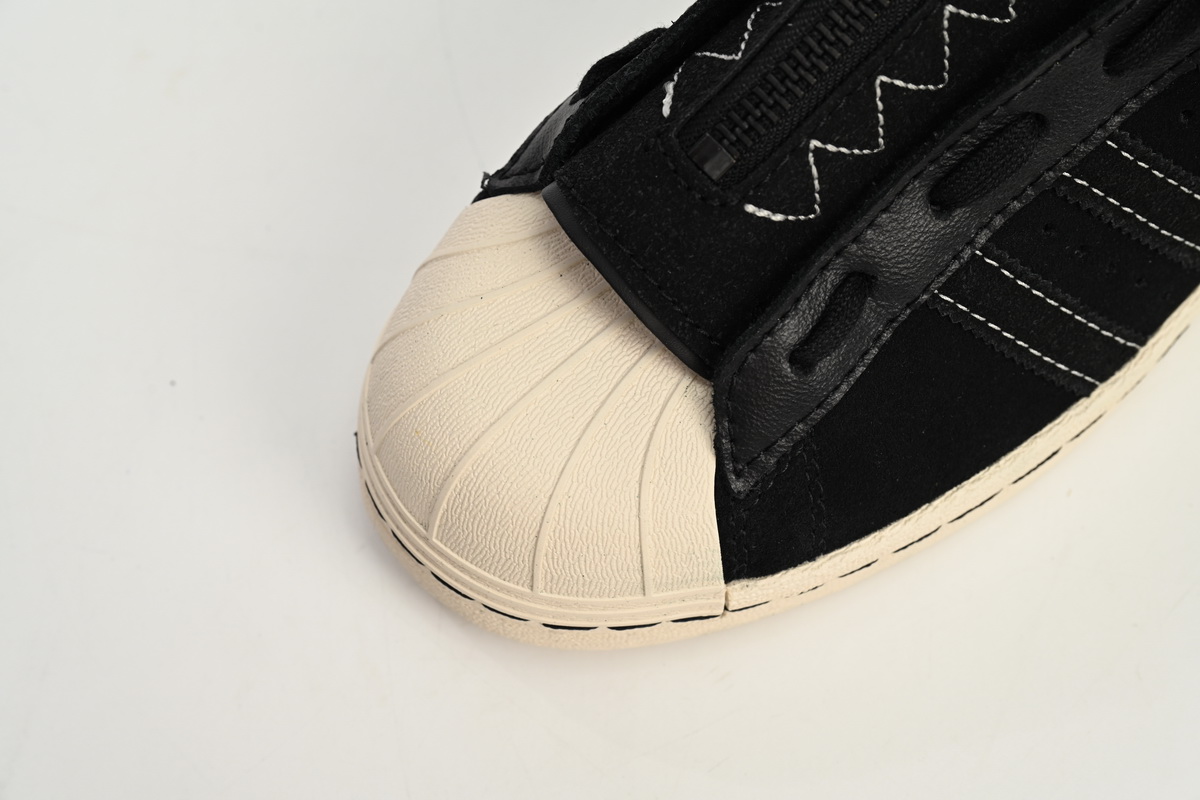 adidas Superstar Shoes White Black Co Branded Black And White GX1400