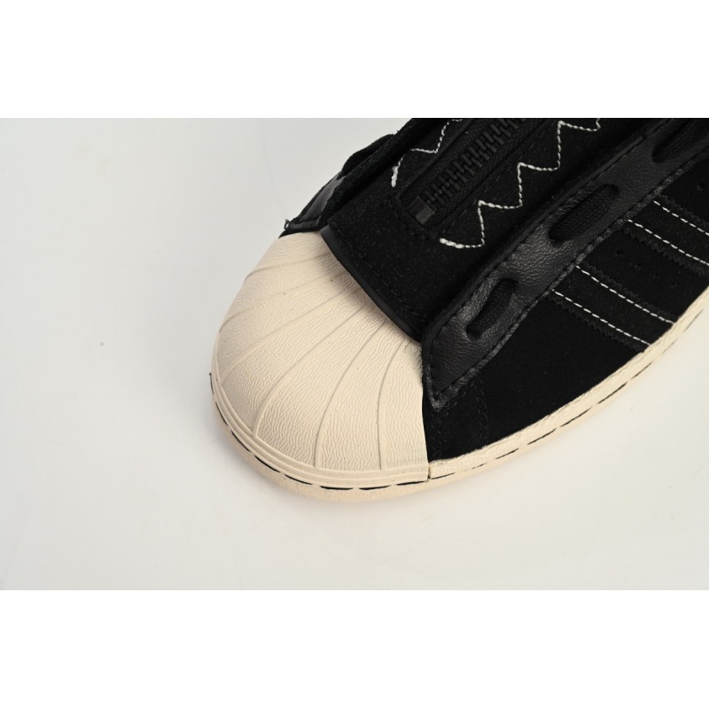 adidas Superstar Shoes White Black Co Branded Black And White GX1400 