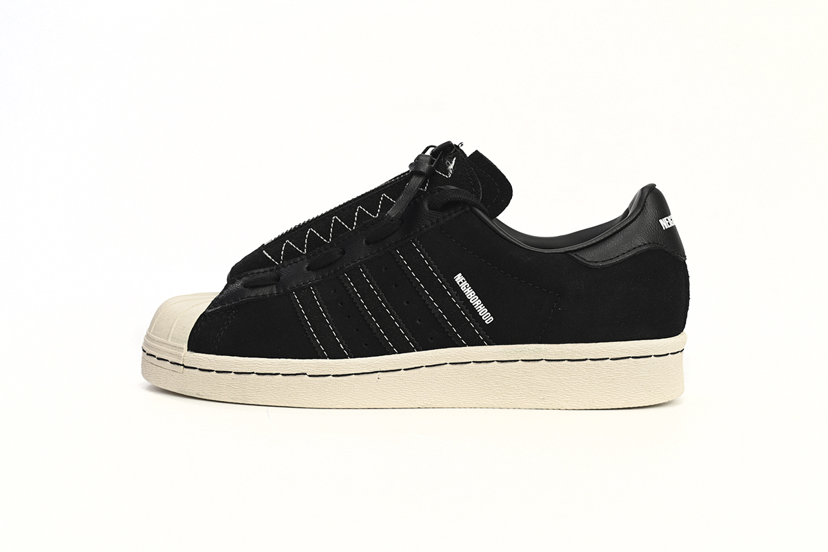 adidas Superstar Shoes White Black Co Branded Black And White GX1400