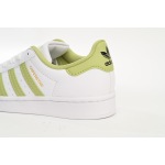 Adidas Superstar Shoes White New Cherry Blossom White Green GY5986 