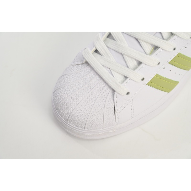 Adidas Superstar Shoes White New Cherry Blossom White Green GY5986 