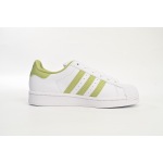 Adidas Superstar Shoes White New Cherry Blossom White Green GY5986 