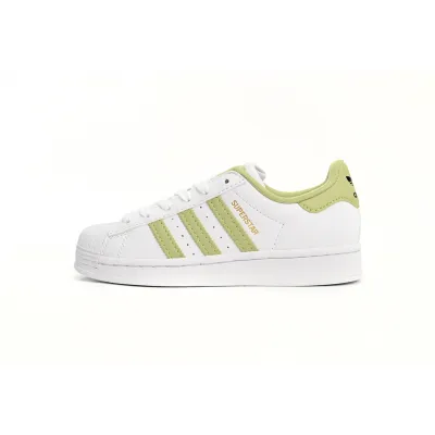 Adidas Superstar Shoes White New Cherry Blossom White Green GY5986  01