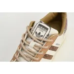 adidas Superstar Shoes White Black White Brown IG5976 
