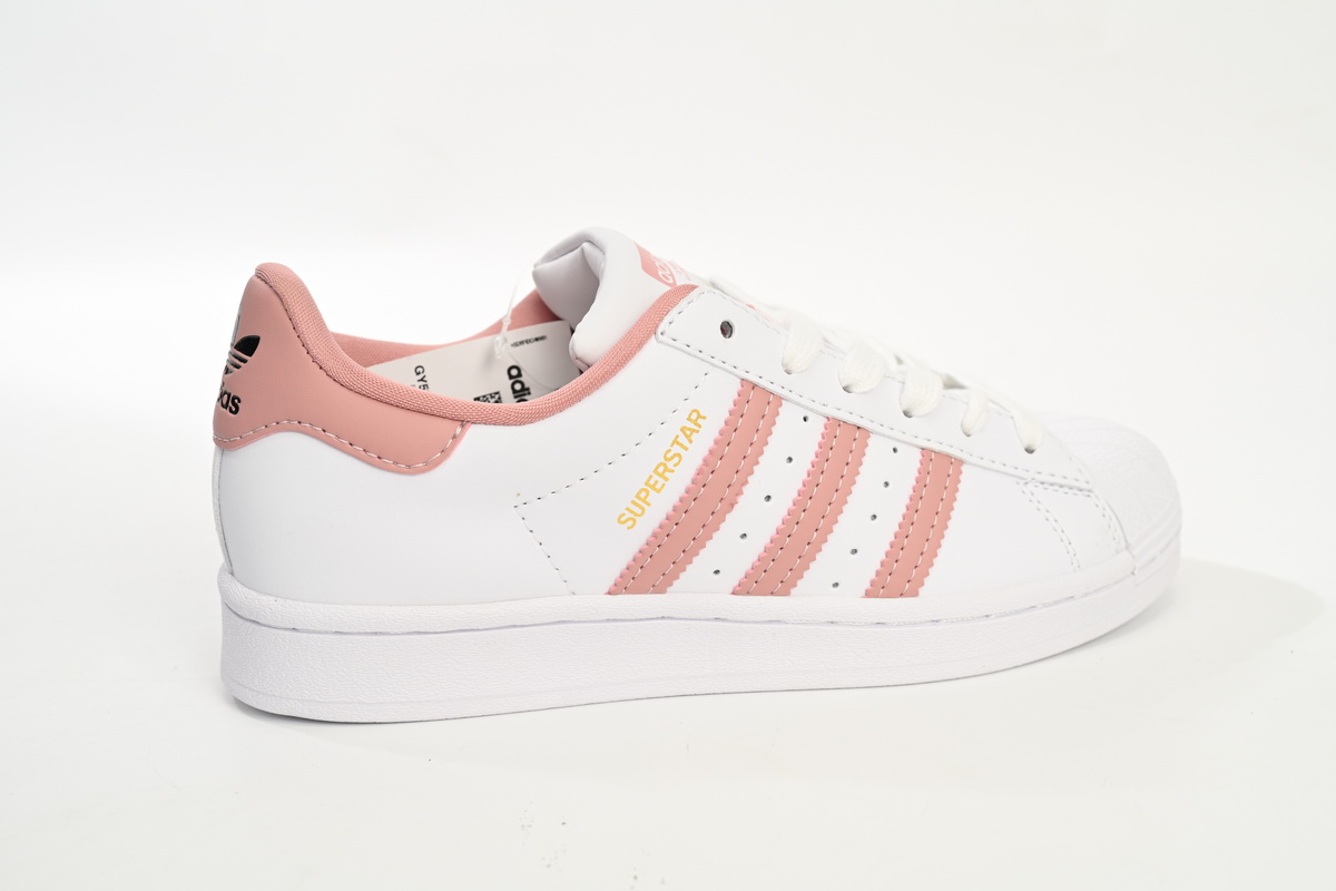 adidas Superstar Shoes White New Pink White GY5987
